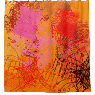Cortina Para Box Contemporary art. Hand made art. Colorful texture.