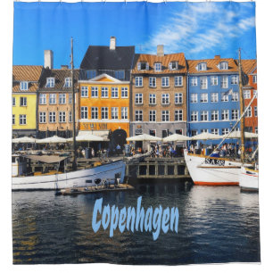 Cortina Para Box Copenhagen Dinamarca Canal de Homes Nyhavn