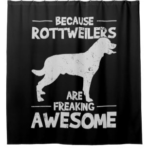 Cortina Para Box Cópia de Camiseta do Rottweiler