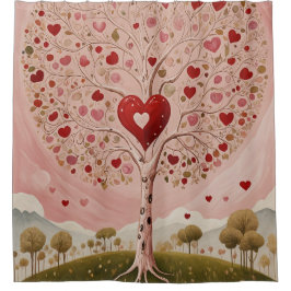 Cortina Para Box Coração