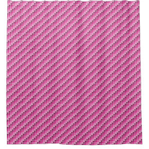 Cortina Para Box Corações cor-de-rosa