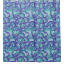 Corações Sobrepostos Abstratos em Padrão de Água-M