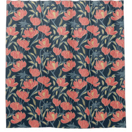 Cortina Para Box Coral Breeze Floral