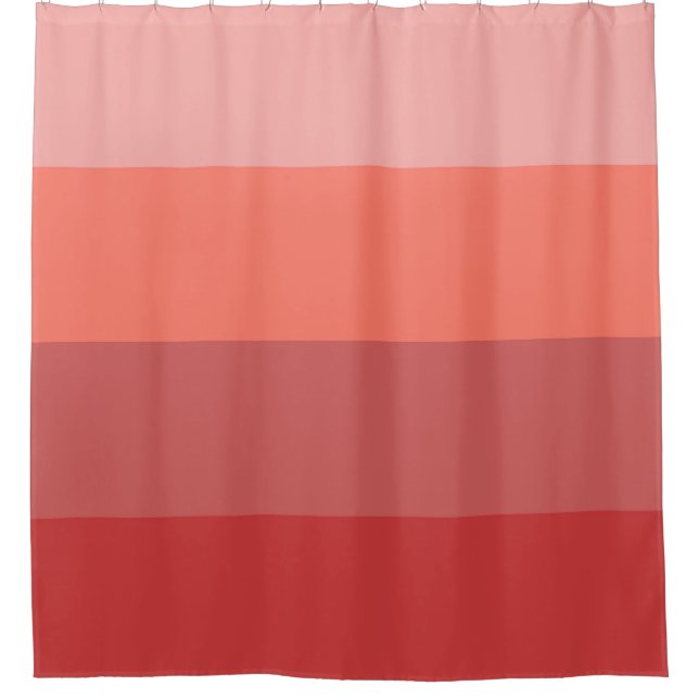 Cortina Para Box Coral Cor-de-rosa - chá (Frente)