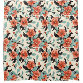 Cortina Para Box Coral Garden