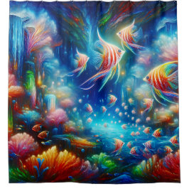 Cortina Para Box "Coral Symphony Serenity"