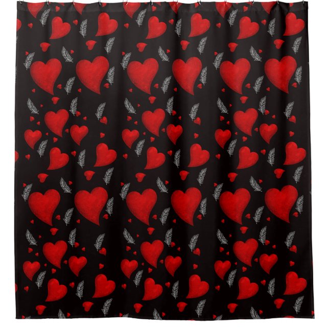 Cortina Para Box corazones (Frente)