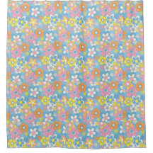 Cores de Pastel - Cortinas de Chá Floral - Interio