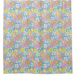 Cortina Para Box Cores de Pastel - Cortinas de Chá Floral - Interio