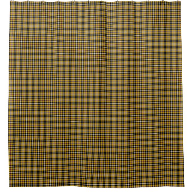 Cortina Para Box Cornish National Tartan Yellow and Black Xadrez (Frente)