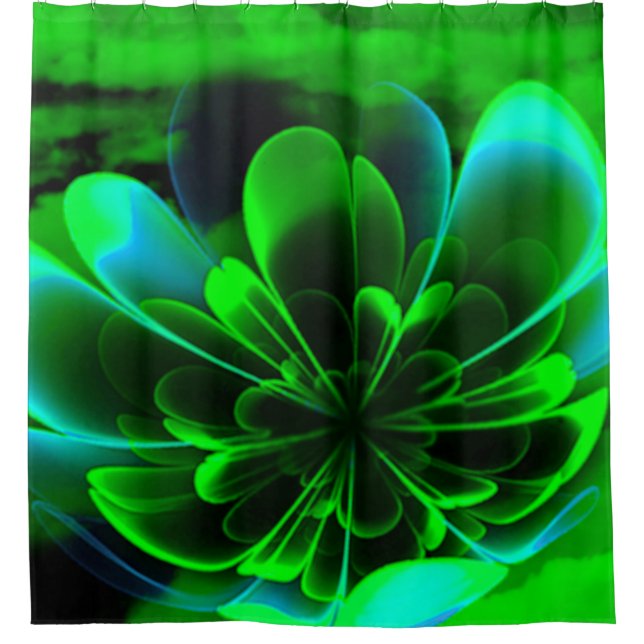 Cortina Para Box Corolla Fertilizada Verde Dobrou As Pétalas (Frente)