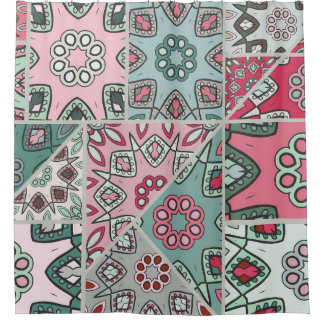 Cortina Para Box Corpo Árabe Indiano Quilt Vintage