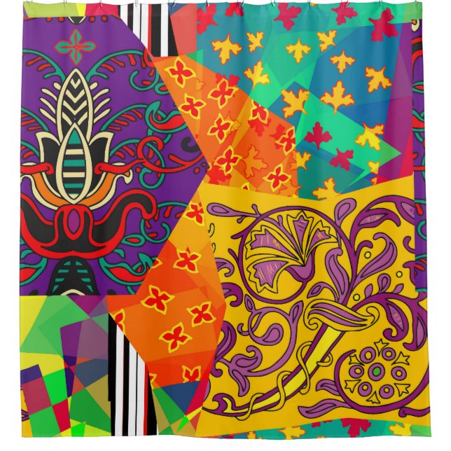 Cortina Para Box Corpo Festivo Turco Indiano Mandala (Frente)