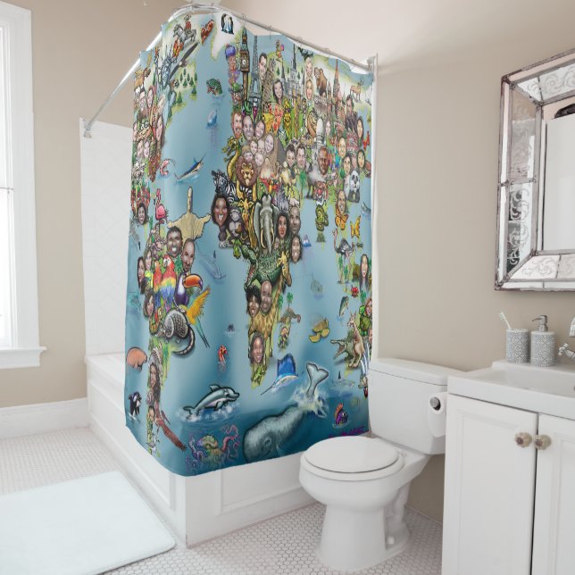 Cortina Para Box Cortina chá (In Situ)