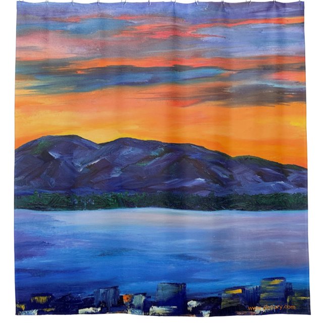 Cortina Para Box Cortina Chá de Senhora Dormente (Frente)