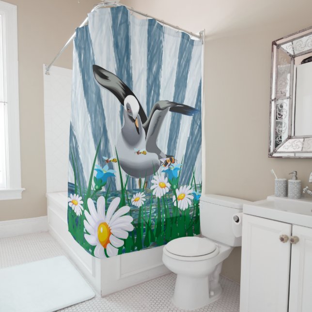 Cortina Para Box Cortina chá Floral (In Situ)