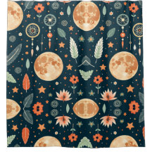 "Cortina de Banho Boho Bliss 