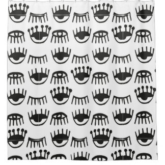 Cortina Para Box Cortina de Baño Ojos