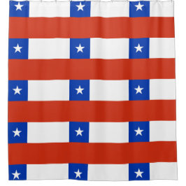 Cortina Para Box Cortina de chá com Bandeira do Chile