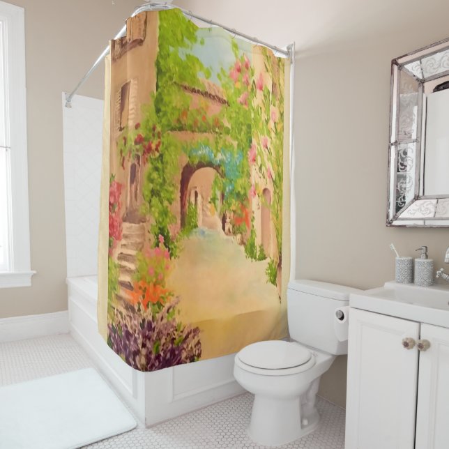 Cortina Para Box Cortina de chá da Itália (In Situ)