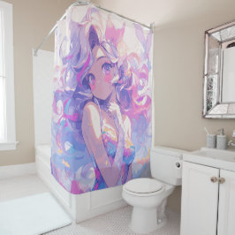 Cortina Para Box Cortina de Chá da Sereia Anime Kawaii