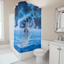 Wallpaper Cortinas Para Banheiro Golfinho Zazzle Com Br For iPhone Free