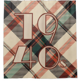 Cortina Para Box Cortina de Chá da Xadrez dos anos 40