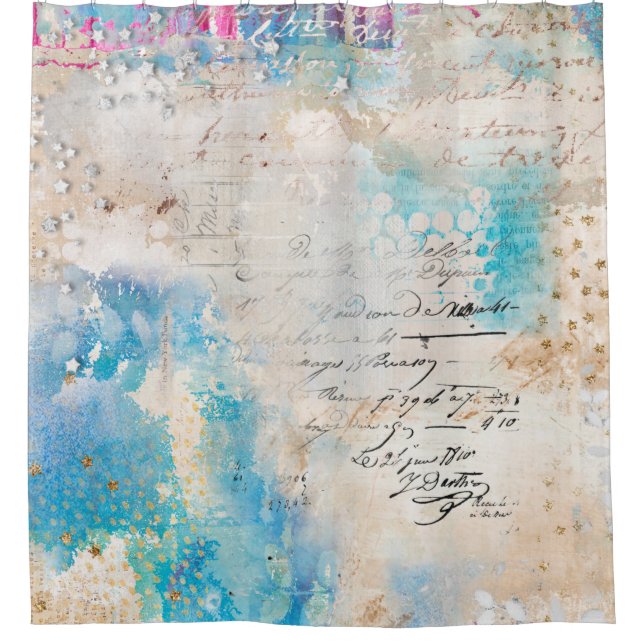 Cortina Para Box Cortina de Chá das Víblias de Estrelado (Frente)