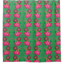 Cortina de Chá de aves exótica