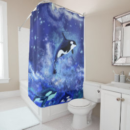 Cortina Para Box Cortina de Chá de Baleia Assassina