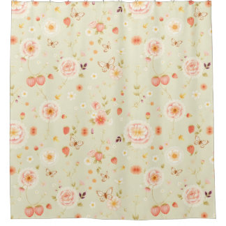 Cortina Para Box Cortina de Chá de Cottagecore Vintage - Charme Pas