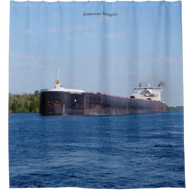 Cortina Para Box Cortina de chá de Integridade Americana (Frente)