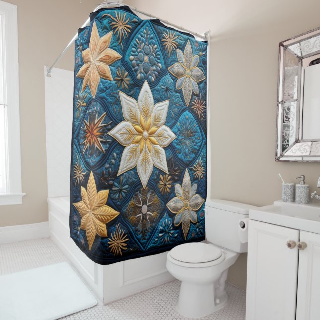 Cortina Para Box Cortina de Chá de Inverno Snowy (In Situ)