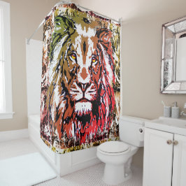 Cortina Para Box Cortina de Chá de Leão | Leão Colorido