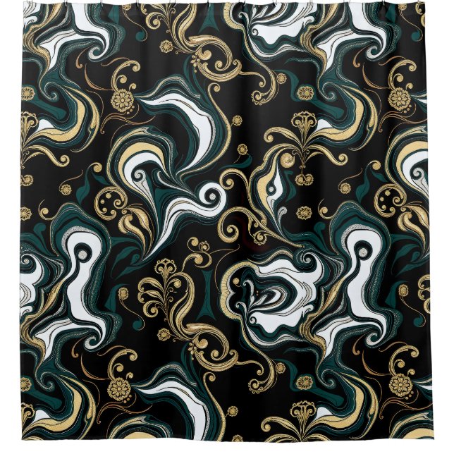 Cortina Para Box Cortina de Chá de Luxo Elegante (Frente)