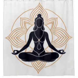 Cortina Para Box Cortina de Chá de Meditação Zen Lotus