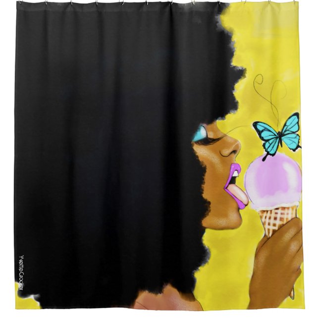 Cortina Para Box Cortina de chá do sorvete (Frente)