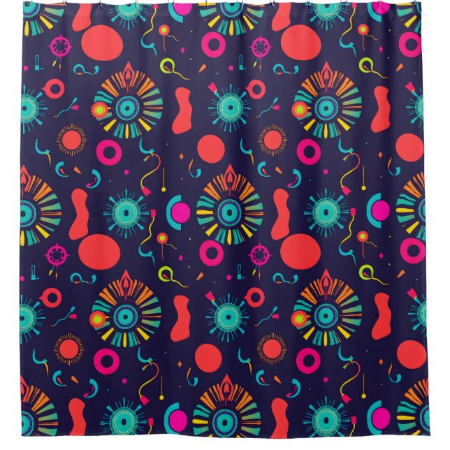 Cortina Para Box Cortina de Chá dos Ícones pop (Frente)