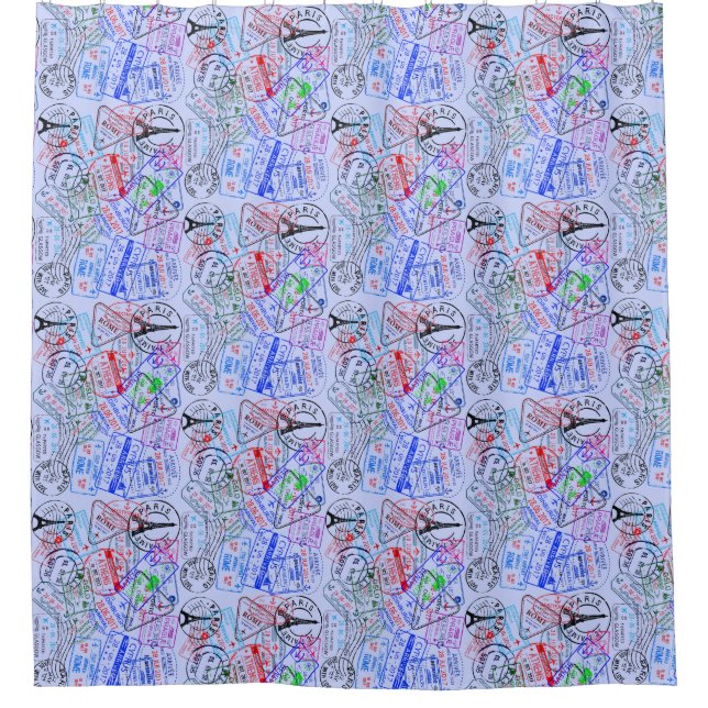 Cortina Para Box Cortina de Chá Europeu de Férias (Frente)