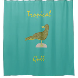 Cortina Para Box Cortina de Chá Gull-Brown tropical