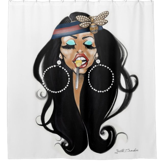 Cortina Para Box Cortina de chá humilde da abelha (Frente)