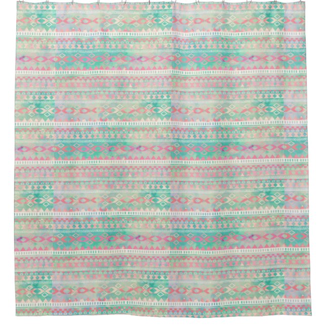 Cortina Para Box Cortina de chá/Impressão Nativo Americano (Frente)