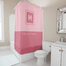 Cortina Para Box Cortina de Chá Monograma e Nome Personalizado