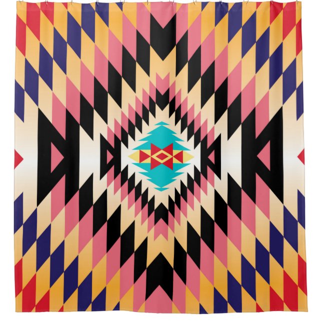 Cortina Para Box Cortina de Chá Navajo Design-7 (Frente)