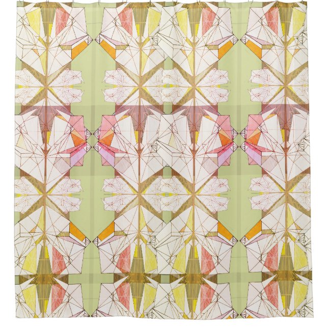 Cortina Para Box Cortina de Chá Origami (Frente)