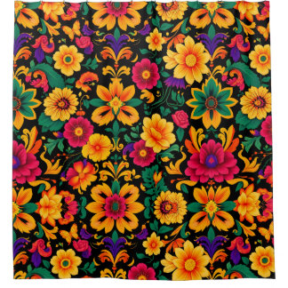 Cortina Para Box Cortina de Chá Selva Maximalista