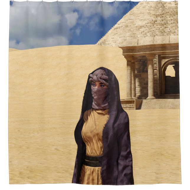 Cortina Para Box Cortina do Chá do Deserto (Frente)