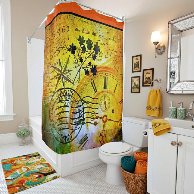 Cortina Para Box Cortina do chá viagem (Criador carregado)