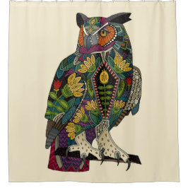 Cortina Para Box coruja sábia