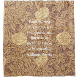 Cortina Para Box Cotação de William Morris no teste padrão